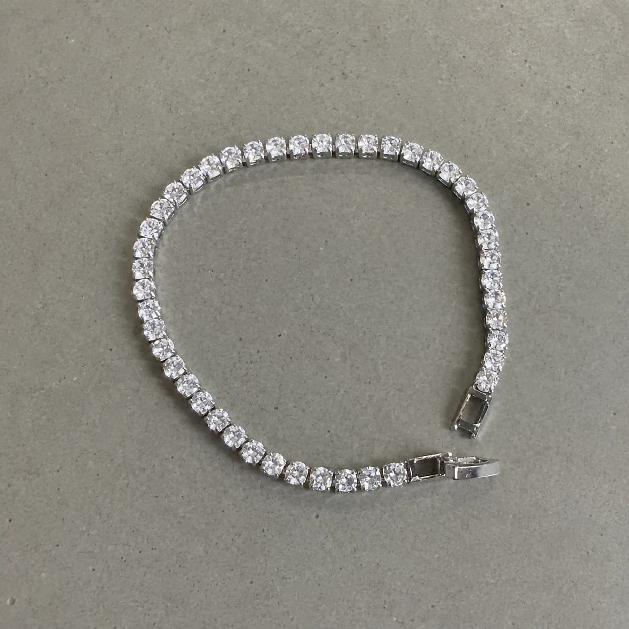 3mm tennis bracelet 17cm
